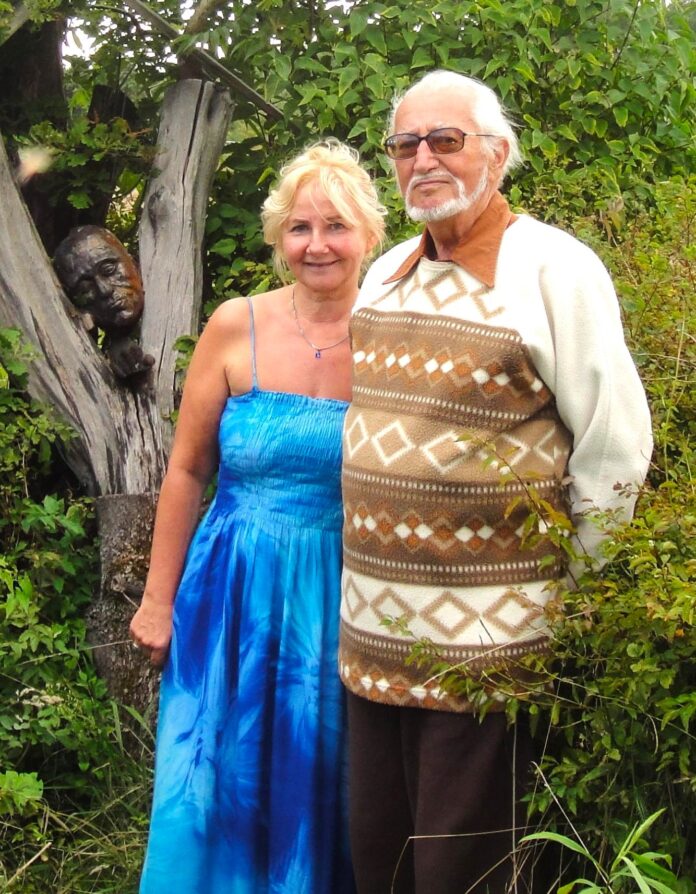 Ryszard Danecki i Kalina Izabela Zioła z Duchem Puszczy
