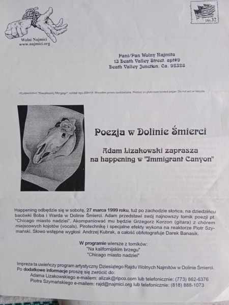 Adam Lizakowski – Zapiski znad Jeziora Michigan i spod Wielkiej Sowy